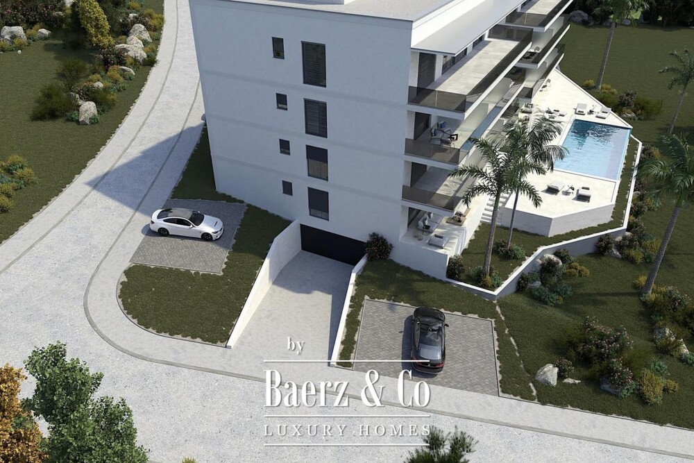 Primošten, four bedroom penthouse with a roof terrace and swimming pool, 226.02 m² image