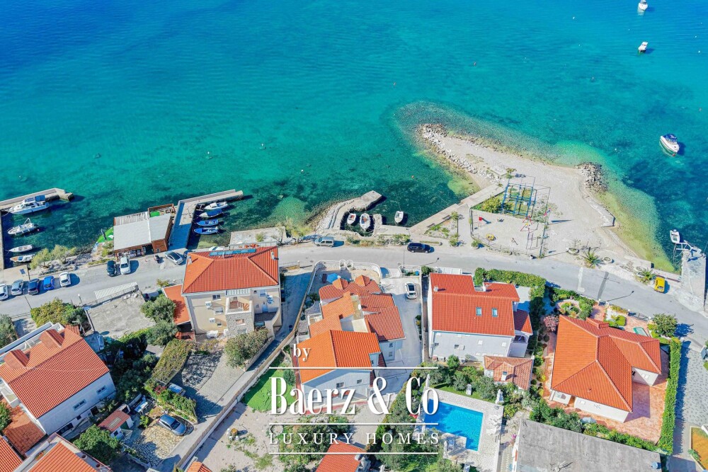 Šibenik, Brodarica, unique villa located first row to the sea image