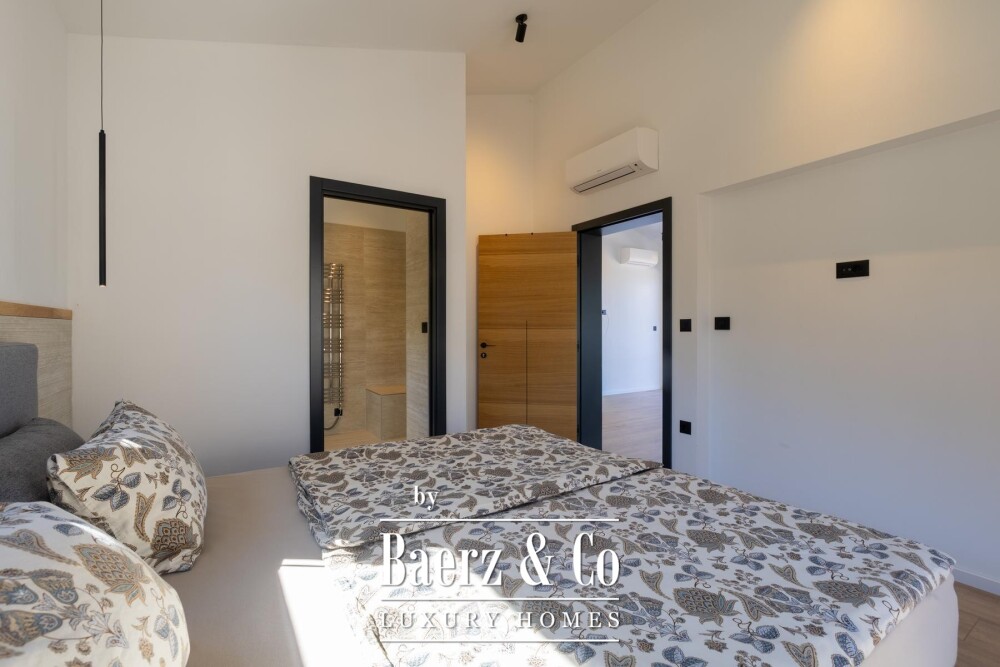 Labin, Drenje, modern villa with pool and open sea view image