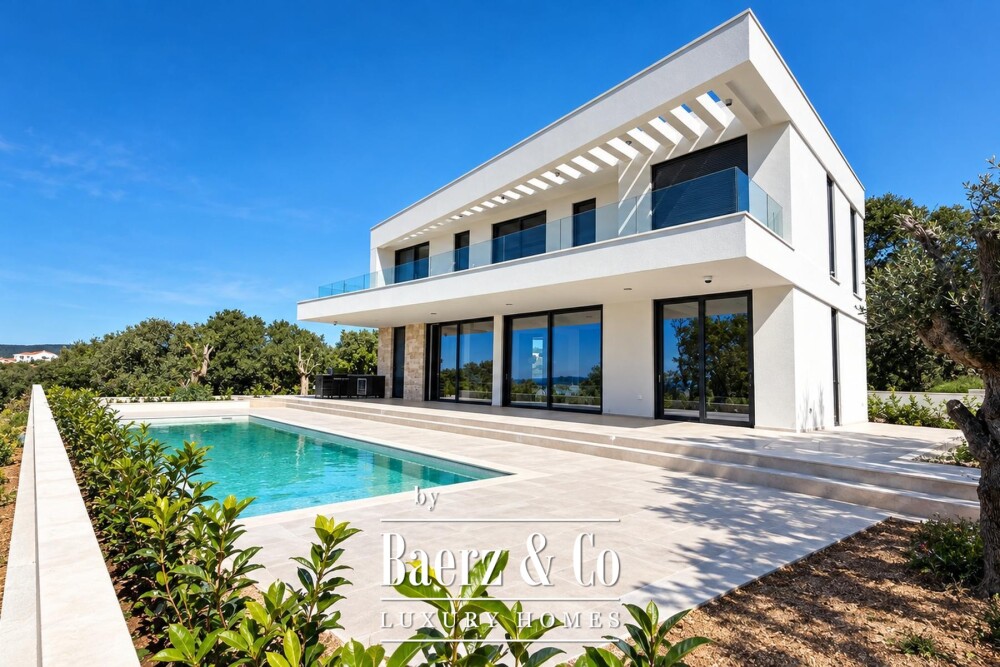 Pag, Jakišnica, luxury villa with a pool, 150 m from the sea image