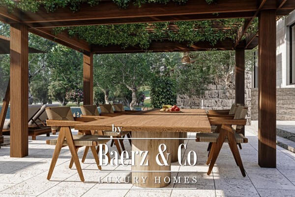 photo 14 Dubrovnik - surroundings, two stone buildings, first row to the sea