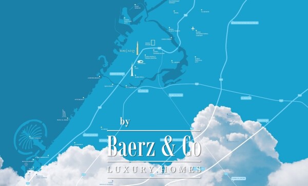 Floor Plan 1 - Three Bedroom Burj Azizi