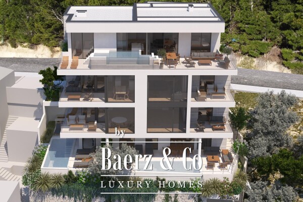 photo 2 Duće, luxurious Penthouse in a new building with a swimming pool and an open sea view