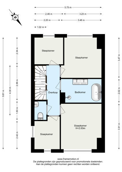 Floor Plan 3 - Samuelsonstraat 23