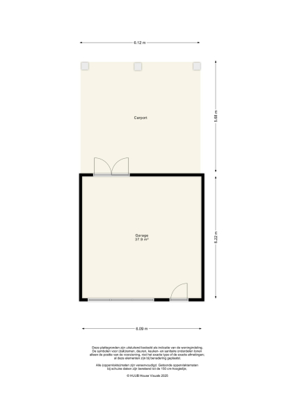 Floor Plan 6 - Groenelaantje 35 d