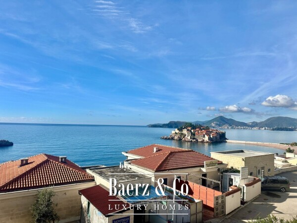 photo 2 Duplex Apartment in Sveti Stefan with a Panoramic Sea View
