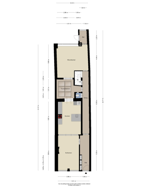 Floor Plan 1 - Vismarktstraat 24