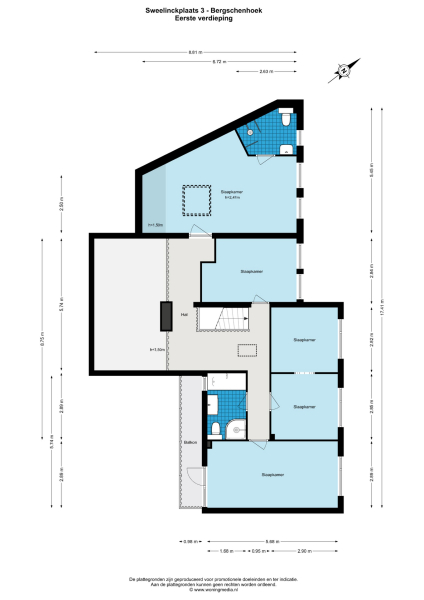 Floor Plan 3 - Sweelinckplaats 3