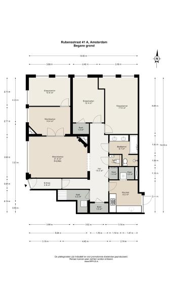 Floor Plan 1 - Rubensstraat 41 A